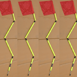 Corner Flag / Flexi Collapsible with Spike / SoccerU - Bulk
