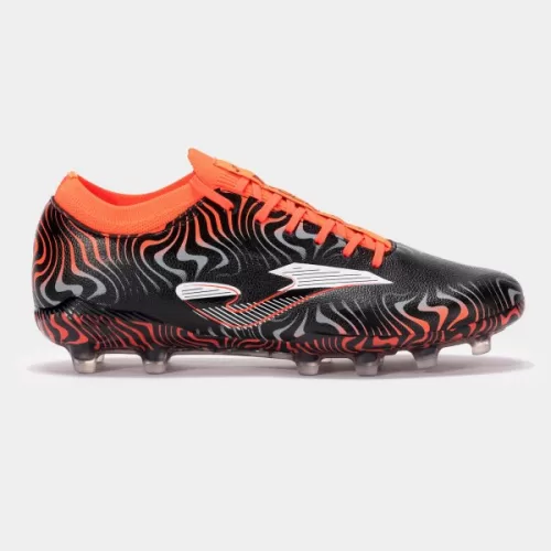 Soccer Cleats/ FG/ Black - Red/ EVOLUTION CUP/ Joma