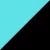 TURQUOISE/BLACK