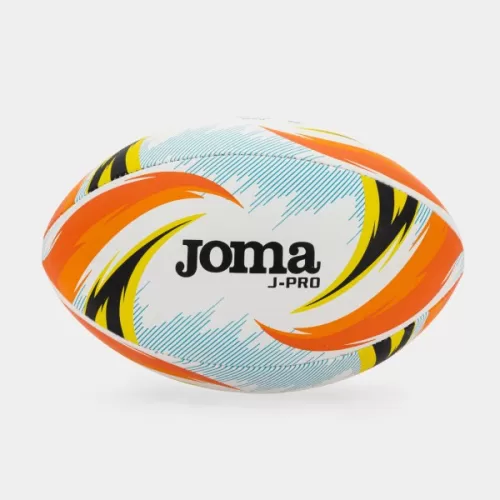 Rugby Ball/ Hand Stiched/ J-PRO white-orange/ Joma